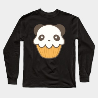 Tasty Cupcake Panda Is Kawaii Cute Long Sleeve T-Shirt